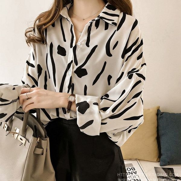 women shirts blouse casual plus size chiffon blouse women camisa feminina long sleeve ladies print femme shirt q1372, White
women shirts blouse casual plus size chiffon blouse women camisa feminina long sleeve ladies print femme shirt q1372, White