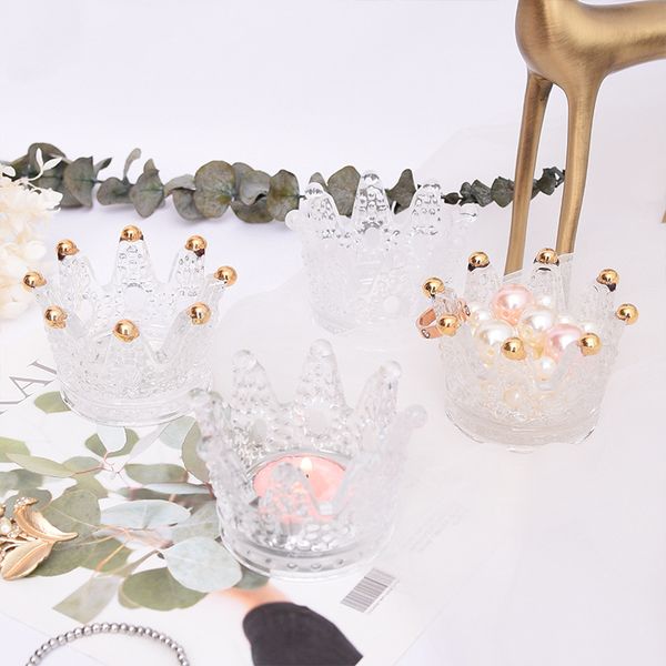 ddisplay crystal glass ring jewelry organizer golden beads necklace display crown bracelet storage case glamour earrings display holder, Golden;white
ddisplay crystal glass ring jewelry organizer golden beads necklace display crown bracelet storage case glamour earrings display holder, Golden;white