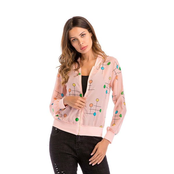sleeve beach jacket coat popular zipper dots ladies coat long color women, Black;brown
sleeve beach jacket coat popular zipper dots ladies coat long color women, Black;brown