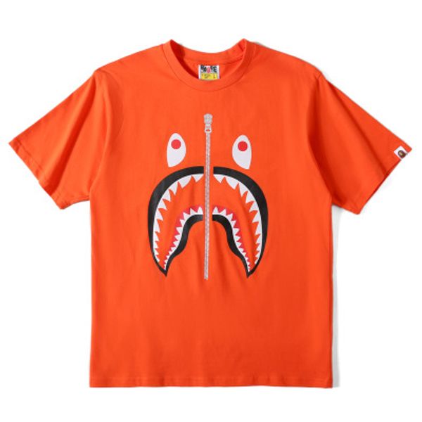 a bathing aape ape mens designer t shirts print monkey and shark mouth tshirt cotton men women causal sport tees for summer, Black;blue
a bathing aape ape mens designer t shirts print monkey and shark mouth tshirt cotton men women causal sport tees for summer, Black;blue