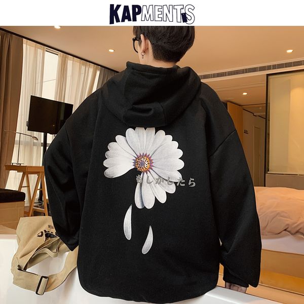 kapments men harajuku daisy printed hoodies 2020 streetwear sweatshirts couple 3 colors solid korean hip hop oversized clothes, Black
kapments men harajuku daisy printed hoodies 2020 streetwear sweatshirts couple 3 colors solid korean hip hop oversized clothes, Black