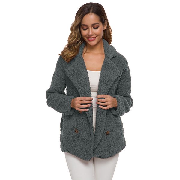 winter outerwear coat women warm short faux fur splice button oversize coat casual solid turn-down collar fleece jacket overcoat, Black;brown
winter outerwear coat women warm short faux fur splice button oversize coat casual solid turn-down collar fleece jacket overcoat, Black;brown