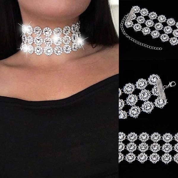 fashion rhinestone choker crystal chain necklace for women wedding engagement party gift, Golden;silver
fashion rhinestone choker crystal chain necklace for women wedding engagement party gift, Golden;silver