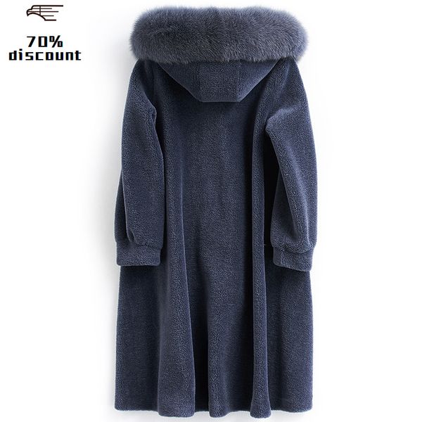 real fur coat female fur collar sheep shearling jackets winter jacket women 300% wool coat korean outwear my3825, Black
real fur coat female fur collar sheep shearling jackets winter jacket women 300% wool coat korean outwear my3825, Black