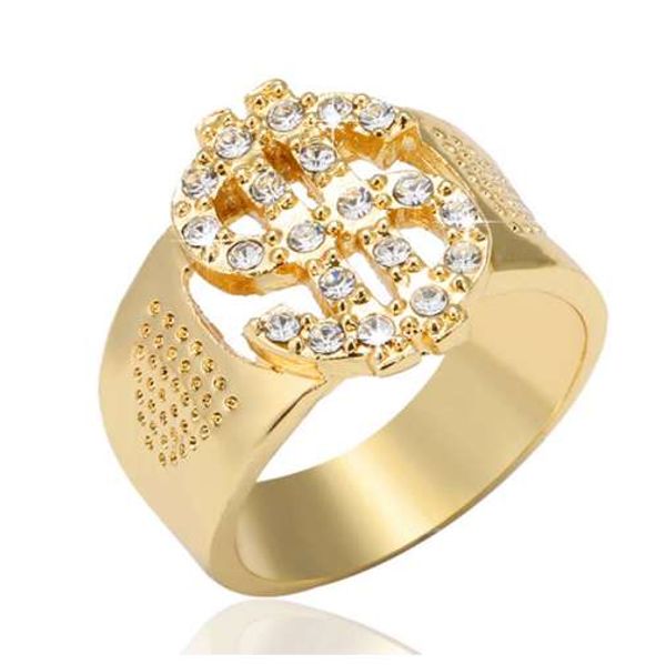 fooderwerk jewelry zinc alloy gold color dollar sign inlaid crystal ring for men hip hop ring, Golden;silver
fooderwerk jewelry zinc alloy gold color dollar sign inlaid crystal ring for men hip hop ring, Golden;silver