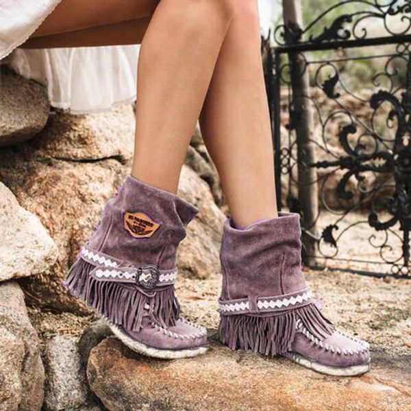 autumn winter new women boots 2019 flat flock tassels boots female rivet buckle daily shoes ladies mid-calf size 35-43, Black
autumn winter new women boots 2019 flat flock tassels boots female rivet buckle daily shoes ladies mid-calf size 35-43, Black