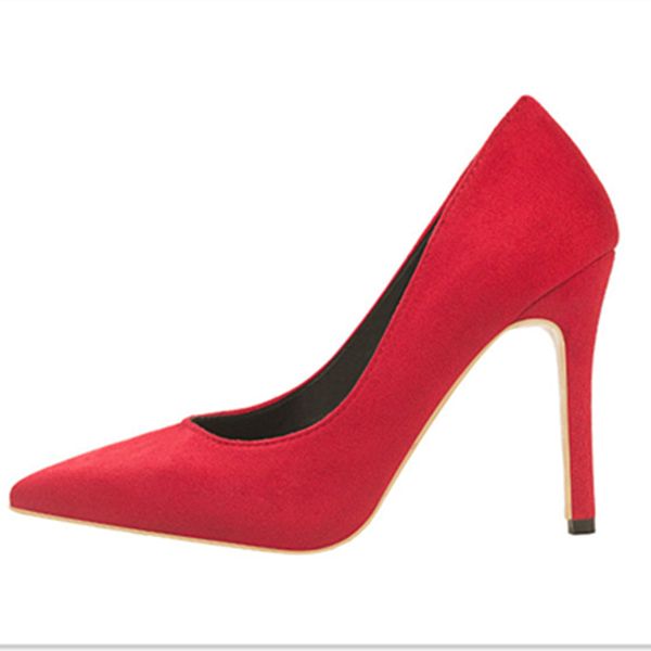 fashion high heel women's shoes suede shallow mouth pointed professional thin women's shoes high heels single size34/39, Black
fashion high heel women's shoes suede shallow mouth pointed professional thin women's shoes high heels single size34/39, Black