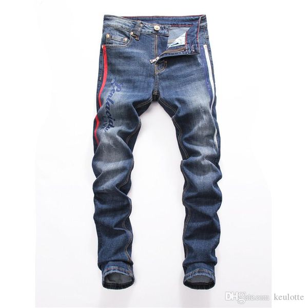 2020 luxury mens holes men jeans fashion designer jeans street motorcycle casual embroidery straight pants trend men pants, Blue
2020 luxury mens holes men jeans fashion designer jeans street motorcycle casual embroidery straight pants trend men pants, Blue