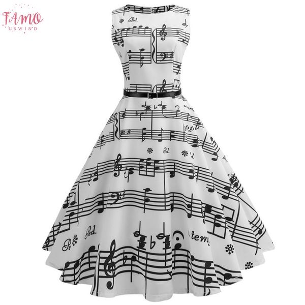 v collar music note print sleeveless dress woman summer big swing 60s vintage dresses elegant party patchwork dress vestidos, Black;gray
v collar music note print sleeveless dress woman summer big swing 60s vintage dresses elegant party patchwork dress vestidos, Black;gray