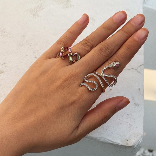 youvanic punk cz crystal snake ring gold geometry wedding rings for women rhinestone open ring party jewelry 0337, Slivery;golden
youvanic punk cz crystal snake ring gold geometry wedding rings for women rhinestone open ring party jewelry 0337, Slivery;golden