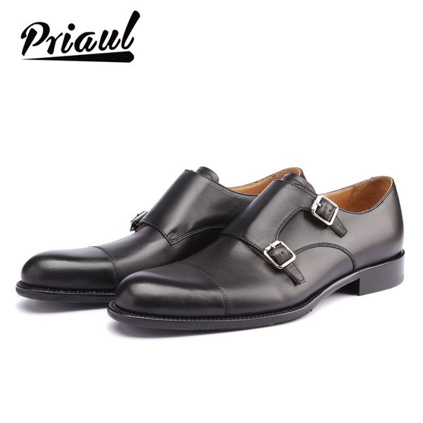 dress shoes men genuine leather vintage custom blake handmade office fashion formal wedding party monk shoes, Black
dress shoes men genuine leather vintage custom blake handmade office fashion formal wedding party monk shoes, Black