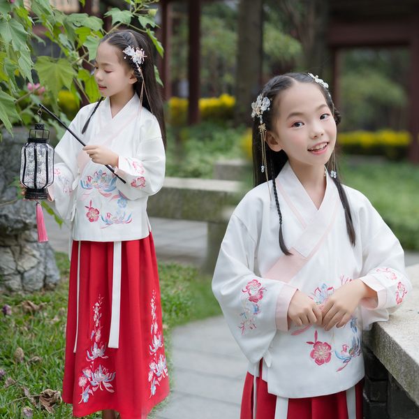 dream origional improved chinese clothing bearing zhonghua girls' shirt of ming dynasty jacket skirt chinese-style children's ga, Black;red
dream origional improved chinese clothing bearing zhonghua girls' shirt of ming dynasty jacket skirt chinese-style children's ga, Black;red