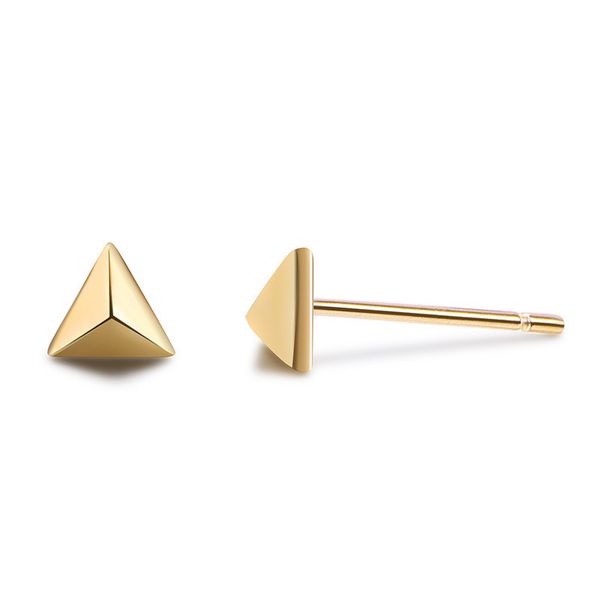 100% 925 sterling silver stud earring for women fashion triangle design earring jewelry bijoux lovers gifts wedding jewelry, Golden;silver
100% 925 sterling silver stud earring for women fashion triangle design earring jewelry bijoux lovers gifts wedding jewelry, Golden;silver