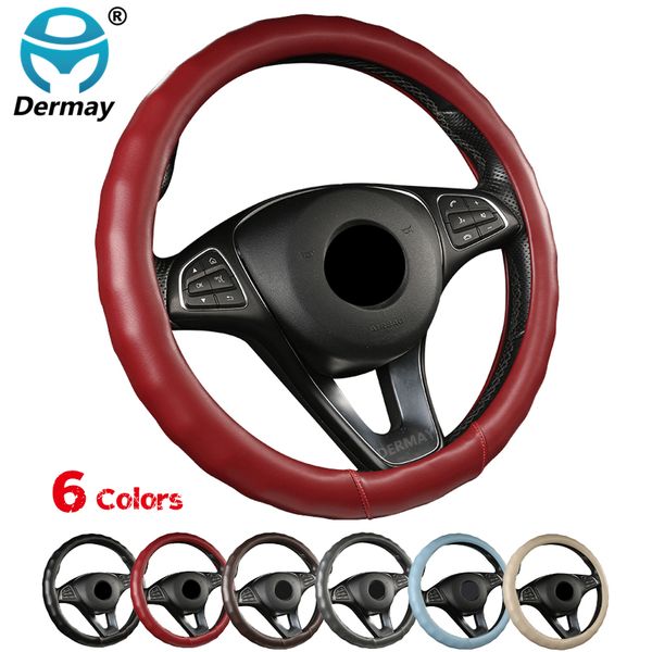 dermay 6colors car steering wheel cover micro fiber leather 3d bump design durable braid on steering wheel volant funda volante
dermay 6colors car steering wheel cover micro fiber leather 3d bump design durable braid on steering wheel volant funda volante