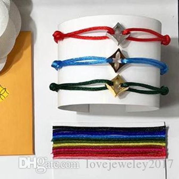 роскошный алмаз выдолбленный цветок веревка браслет четыре листа цветок ручной ремешок пара браслетов для женщин и мужчин мода jewwelry топ, Golden;silver
роскошный алмаз выдолбленный цветок веревка браслет четыре листа цветок ручной ремешок пара браслетов для женщин и мужчин мода jewwelry топ, Golden;silver