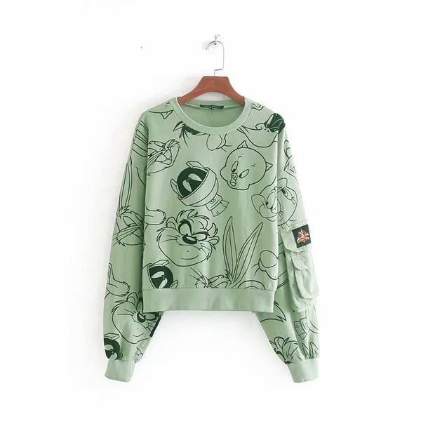 2019 new women sweet cartoon character print casual sweatershirts ladies autumn long sleeve pocket patch basic hoodies h083, Black
2019 new women sweet cartoon character print casual sweatershirts ladies autumn long sleeve pocket patch basic hoodies h083, Black