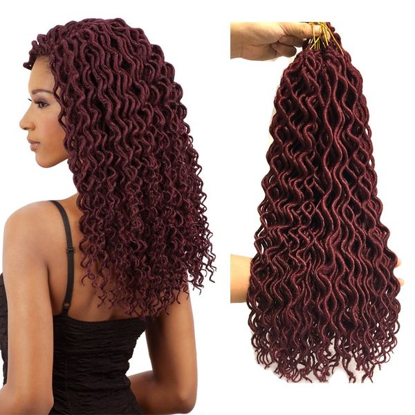 горящие продажи! мода 3шт 18 дюймов вьющимися поддельный locs мягкая глубокая волна twist плетенки крючком плетение волос mambo twist extens, Black
горящие продажи! мода 3шт 18 дюймов вьющимися поддельный locs мягкая глубокая волна twist плетенки крючком плетение волос mambo twist extens, Black