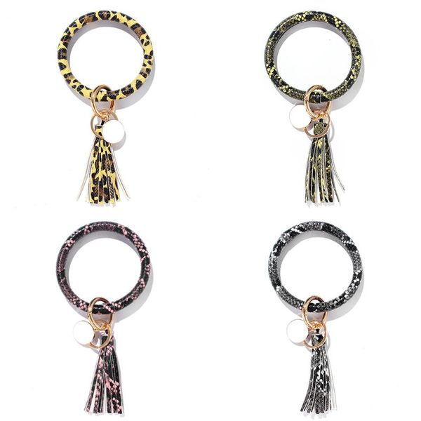 4pcs leather wristlet keychain bracelet tassel key chain bracelet for women girl h8wf, Silver
4pcs leather wristlet keychain bracelet tassel key chain bracelet for women girl h8wf, Silver