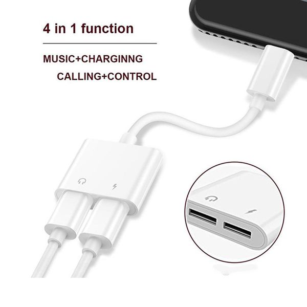 2 in 1 double audio charging adapter for iphone 11 x 8 8 plu 7 headphone jack charger cable connector for headphone adapter
2 in 1 double audio charging adapter for iphone 11 x 8 8 plu 7 headphone jack charger cable connector for headphone adapter