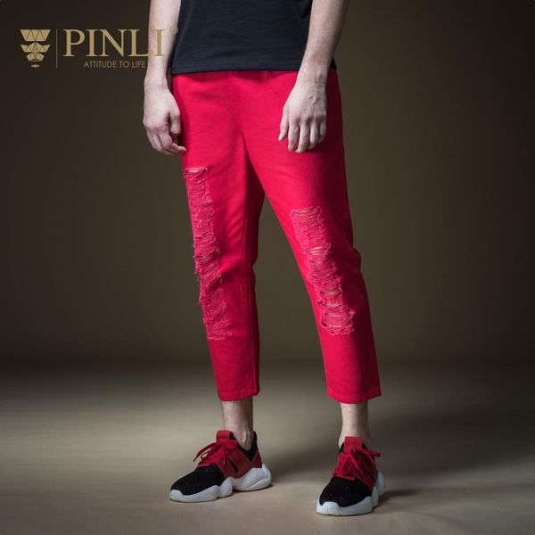 2018 zipper fly jeans men pinli for pingli summer new men's decoration body small foot hole nine points tide b192216384, Blue
2018 zipper fly jeans men pinli for pingli summer new men's decoration body small foot hole nine points tide b192216384, Blue