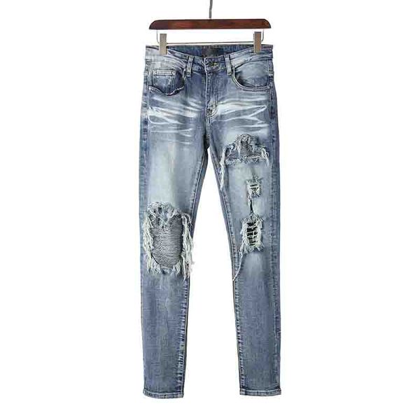 designer amiri mens jeans hole tide brand fashion slim private custom tide male trousers outdoor sport man cowboy pants, Blue
designer amiri mens jeans hole tide brand fashion slim private custom tide male trousers outdoor sport man cowboy pants, Blue
