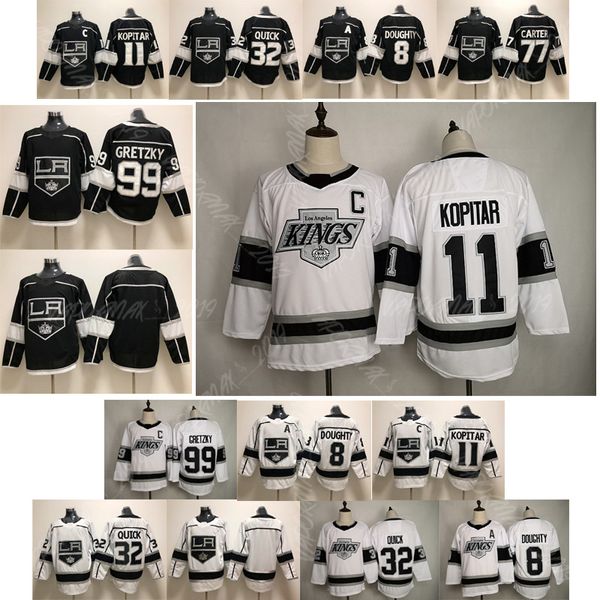 лос-анджелес кингз 11 копитар white 32 джонатан куик 8 дрю даути 99 уэйн гретцки прошитой black hockey трикотажных изделий, Black;red 
лос-анджелес кингз 11 копитар white 32 джонатан куик 8 дрю даути 99 уэйн гретцки прошитой black hockey трикотажных изделий, Black;red