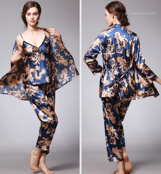 loose breathable 3pcs sleepwear female clothing fashion long sleeve womens designer pajama sets spring summer print nightcoats sexy, Black;red
loose breathable 3pcs sleepwear female clothing fashion long sleeve womens designer pajama sets spring summer print nightcoats sexy, Black;red