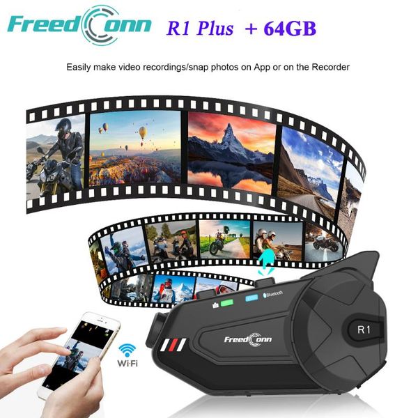 conn r1 plus motorcycle intercom group 6 riders bluetooth wifi 1080p dvr recorder helmet interphone for capture video +64gb
conn r1 plus motorcycle intercom group 6 riders bluetooth wifi 1080p dvr recorder helmet interphone for capture video +64gb