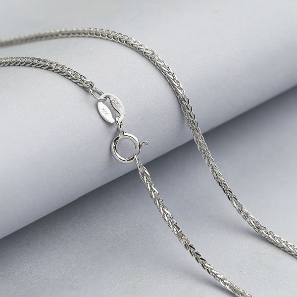 s925 sweater chain necklace 0.8mm 40cm/45cm length solid 925 sterling silver chain necklace white gold color
s925 sweater chain necklace 0.8mm 40cm/45cm length solid 925 sterling silver chain necklace white gold color