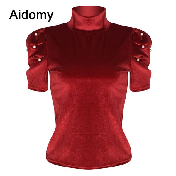 beaded velvet blouse women stand collar short sleeve red shirts 2019 new fashion evening party wear ladies blusas mujer, White
beaded velvet blouse women stand collar short sleeve red shirts 2019 new fashion evening party wear ladies blusas mujer, White