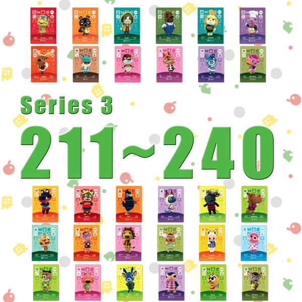 animal crossing card amiibo printed nfc card совместимость пика из списка series 3 (211 до 240
animal crossing card amiibo printed nfc card совместимость пика из списка series 3 (211 до 240