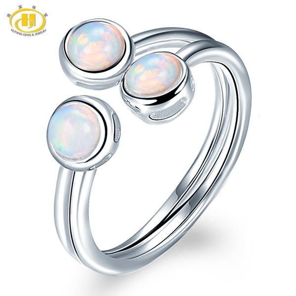 hutang natural opal women's ring, 925 sterling silver engagement open rings, gemstone fine jewelry 3 stone classic design cj191205, Slivery;golden
hutang natural opal women's ring, 925 sterling silver engagement open rings, gemstone fine jewelry 3 stone classic design cj191205, Slivery;golden