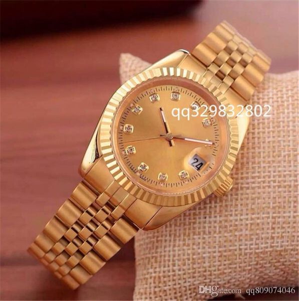 relogio masculino luxury designer full gold wrist watch mens watches new brand fashion dress women diamond watch quartz clock reloj mujer, Slivery;brown
relogio masculino luxury designer full gold wrist watch mens watches new brand fashion dress women diamond watch quartz clock reloj mujer, Slivery;brown
