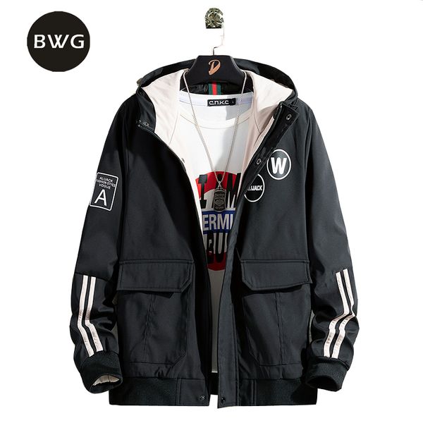 bwg 2019 autum streetwear patchwork cargo jacket multi-pocket zipper jacket casual coats outdoors hiphop outerwear m-5xl, Black;brown
bwg 2019 autum streetwear patchwork cargo jacket multi-pocket zipper jacket casual coats outdoors hiphop outerwear m-5xl, Black;brown