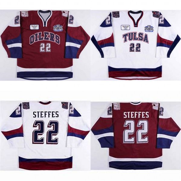 Tulsa Oilers Jersey 22 Gary Steffes Mens Womens Youth 100% Embroidery cusotm any name any number Red a White Hockey Jersey Fast Shipping 
Tulsa Oilers Jersey 22 Gary Steffes Mens Womens Youth 100% Embroidery cusotm any name any number Red a White Hockey Jersey Fast Shipping