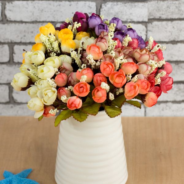 10 pcs 15 heads small roses bouquet artificial silk flowers autumn decorative wedding bride hand flowers home decorations desk fake flore
10 pcs 15 heads small roses bouquet artificial silk flowers autumn decorative wedding bride hand flowers home decorations desk fake flore