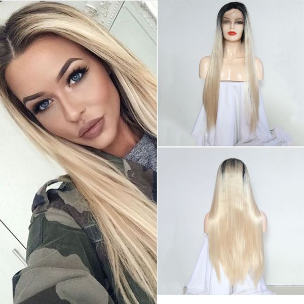 charisma synthetic lace front wigs ombre platinum blonde long silky sraight wig glueless heat friendly fiber for black women
charisma synthetic lace front wigs ombre platinum blonde long silky sraight wig glueless heat friendly fiber for black women
