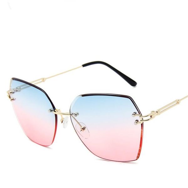 fashion women rimless sunglasses gradient color sun glasses goggles anti-uv spectacles oversize frame eyeglasses sun glasses a, White;black
fashion women rimless sunglasses gradient color sun glasses goggles anti-uv spectacles oversize frame eyeglasses sun glasses a, White;black