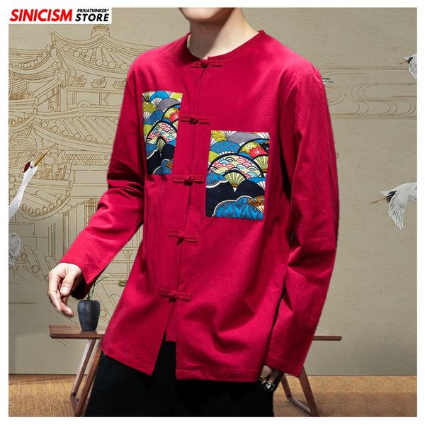 sinicism store printing chinese style shirt mens vintage 2020 spring summer mens red shirts male long sleeve shirt oversize, White;black
sinicism store printing chinese style shirt mens vintage 2020 spring summer mens red shirts male long sleeve shirt oversize, White;black