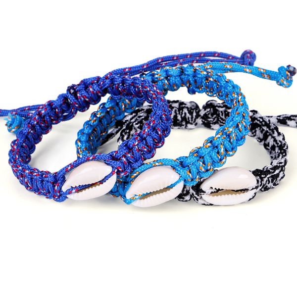charm bracelets 8 colors handmade shell umbrella rope outdoor survival men bracelet pulseira retro ladies jewelry, Golden;silver
charm bracelets 8 colors handmade shell umbrella rope outdoor survival men bracelet pulseira retro ladies jewelry, Golden;silver