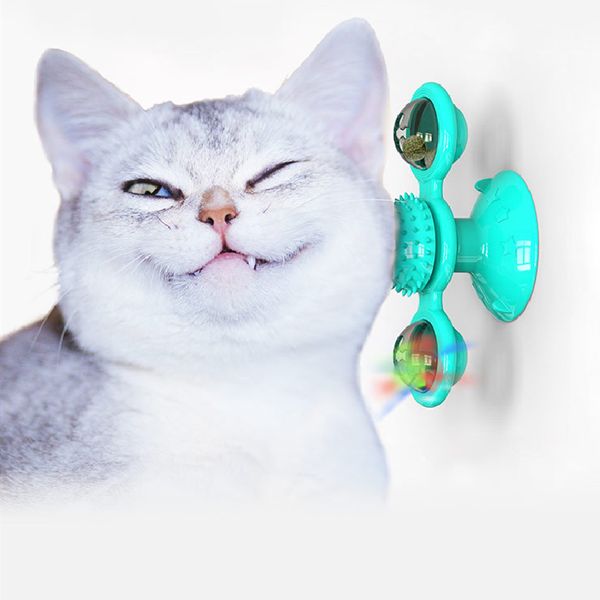 2020 whirling scratching with led ball teasing interactive massage kitten turntable pet tickle soft educational windmill cat toy
2020 whirling scratching with led ball teasing interactive massage kitten turntable pet tickle soft educational windmill cat toy