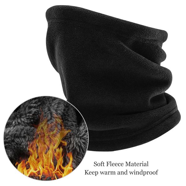 3-in-1 winter windproof neck gaiter face mask hat outdoor sports hiking mask uv protection thermal neck warmer beanie cap, Black
3-in-1 winter windproof neck gaiter face mask hat outdoor sports hiking mask uv protection thermal neck warmer beanie cap, Black