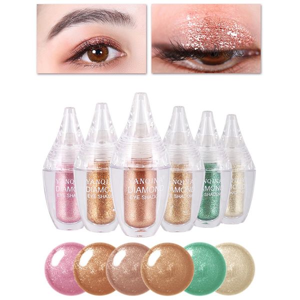 6 color liquid glitter eyeshadow beauty glazed waterproof palette glow shimmer professional make up eye shadow cosmetic
6 color liquid glitter eyeshadow beauty glazed waterproof palette glow shimmer professional make up eye shadow cosmetic