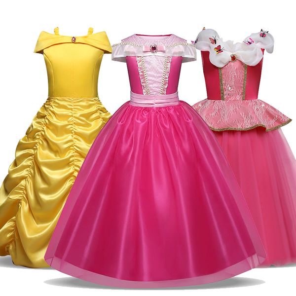 sleeping beauty bella fancy children princess dress for halloween cosplay costume dress for shoulder ankle length girls clothes, Red;yellow
sleeping beauty bella fancy children princess dress for halloween cosplay costume dress for shoulder ankle length girls clothes, Red;yellow