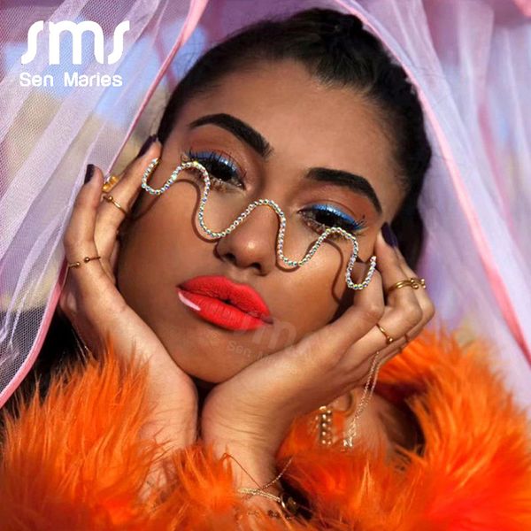 fashion diamond glasses frames for women half frame sunglasses women rhinestone eyeglasses wave frames eyewear decoration, White;black
fashion diamond glasses frames for women half frame sunglasses women rhinestone eyeglasses wave frames eyewear decoration, White;black