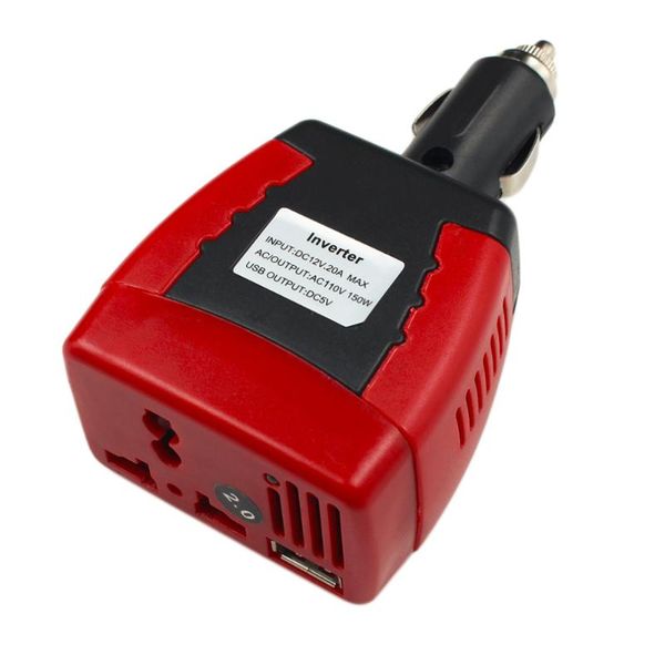 cigarette lighter power supply 150w 12v dc to 110v ac car power inverter adapter with usb charger
cigarette lighter power supply 150w 12v dc to 110v ac car power inverter adapter with usb charger