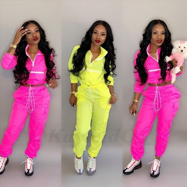 two piece dress deat 2021 spring fashion tide neon yellow women suits pullover v neck three quarter sleeve drawstring long pants me006, White
two piece dress deat 2021 spring fashion tide neon yellow women suits pullover v neck three quarter sleeve drawstring long pants me006, White
