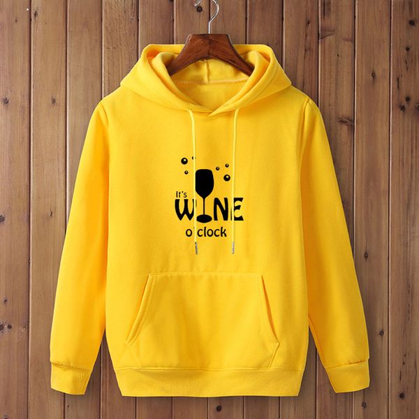 women/men it's wine o'clock letters print women sweatshirts casual hipster funny hoodies for girl lady drop ship, Black
women/men it's wine o'clock letters print women sweatshirts casual hipster funny hoodies for girl lady drop ship, Black