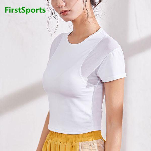 2020 womens slim yoga shirts gym short sleeve fitness workout running cropped quick dry summer sports t-shirts, White;red
2020 womens slim yoga shirts gym short sleeve fitness workout running cropped quick dry summer sports t-shirts, White;red
