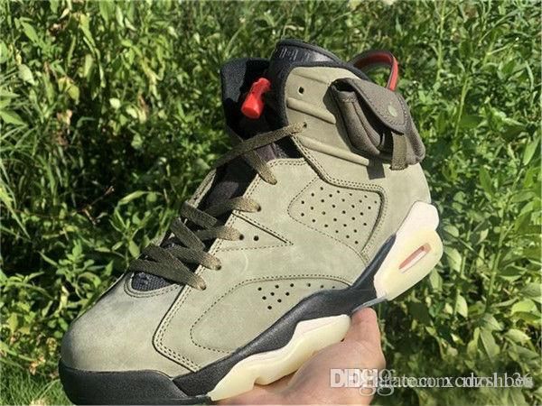 wholesale travis scotts x 6 mens basketball shoes 6s medium olive 6s designer sneakers size 7-12
wholesale travis scotts x 6 mens basketball shoes 6s medium olive 6s designer sneakers size 7-12